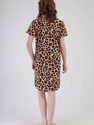 Woman Supreme Big Size Leopard Tunic Woman Supreme Big Size Leopard Tunic