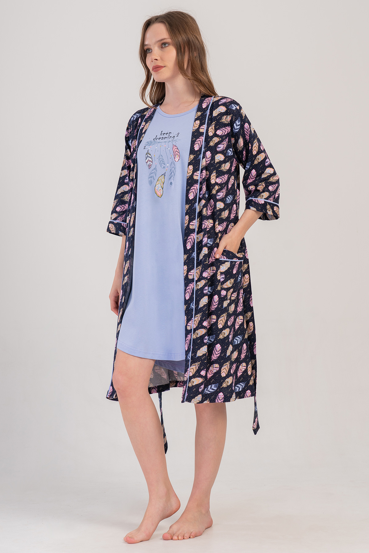 Woman Supreme Nera Dressing Gown Woman Supreme Nera Dressing Gown