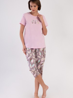 Woman Supreme Big Size Vilo Capri Set Woman Supreme Big Size Vilo Capri Set