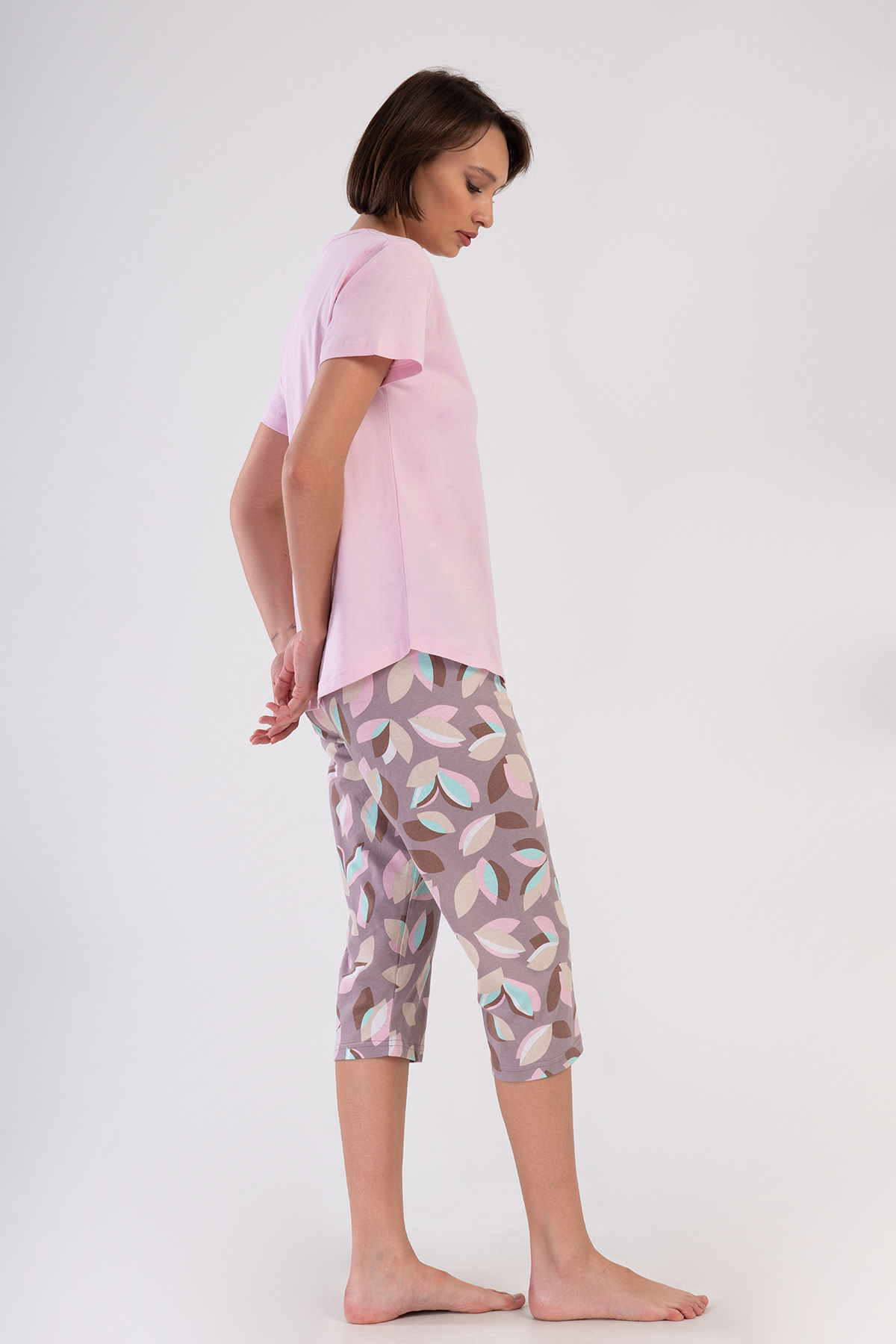 Woman Supreme Big Size Vilo Capri Set Woman Supreme Big Size Vilo Capri Set