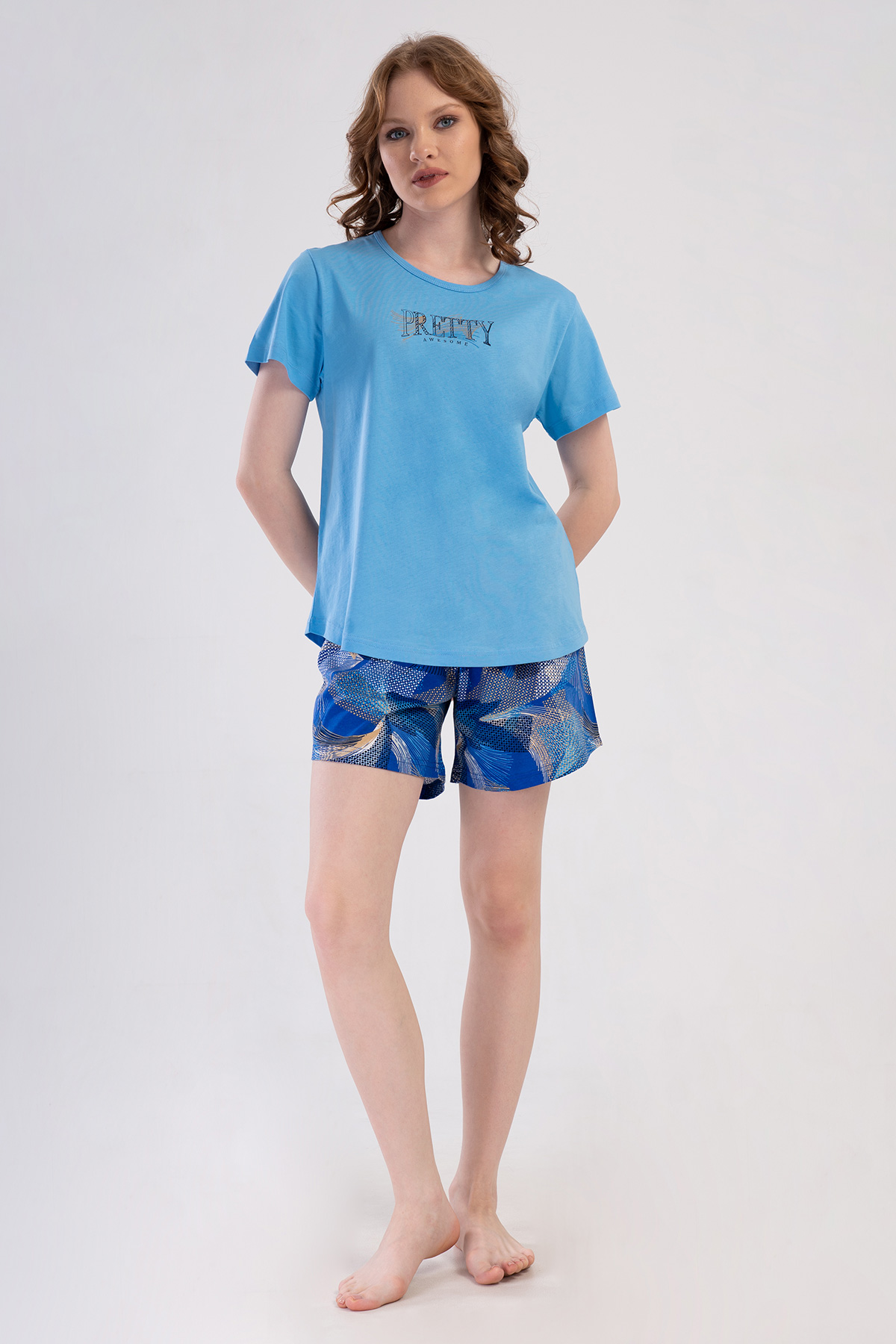 Woman Supreme Big Size Tiva Short Set Woman Supreme Big Size Tiva Short Set