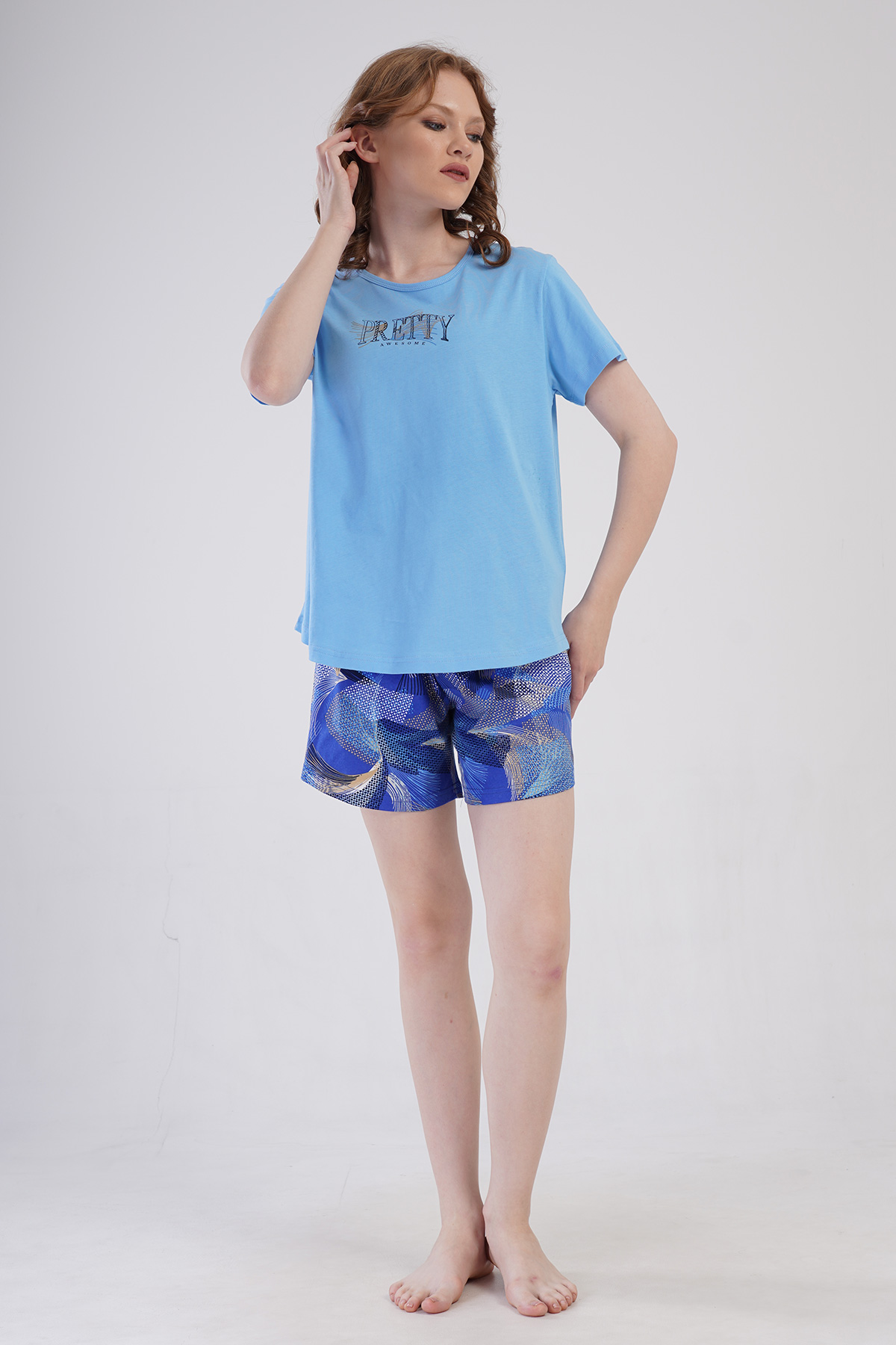 Woman Supreme Big Size Tiva Short Set Woman Supreme Big Size Tiva Short Set