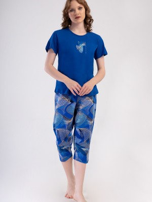 Woman Supreme Big Size Tiva Capri Set Woman Supreme Big Size Tiva Capri Set