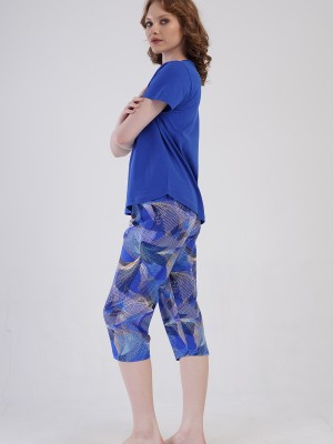 Woman Supreme Big Size Tiva Capri Set Woman Supreme Big Size Tiva Capri Set