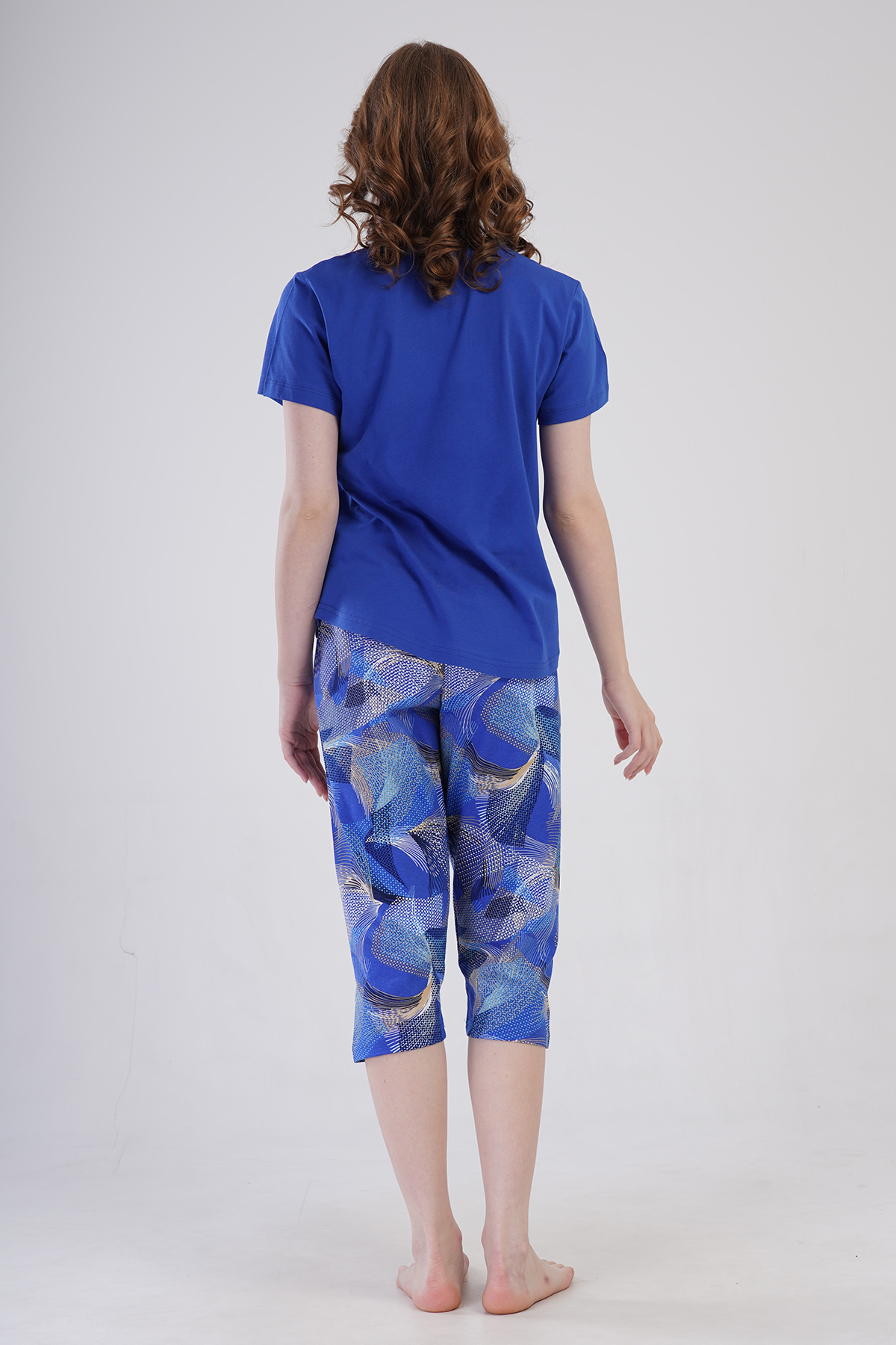 Woman Supreme Big Size Tiva Capri Set Woman Supreme Big Size Tiva Capri Set