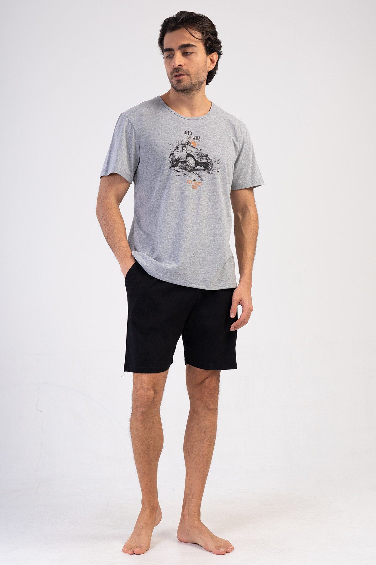 Man Supreme Big Size Centa Short Set