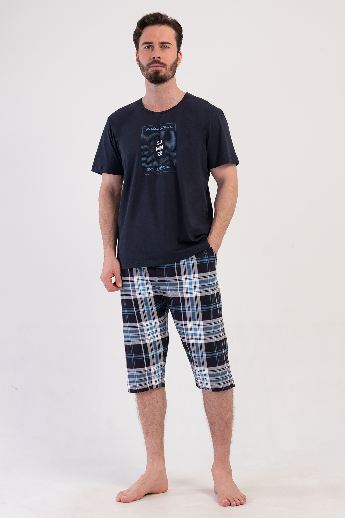 Man Supreme Summer Capri Set Man Supreme Summer Capri Set