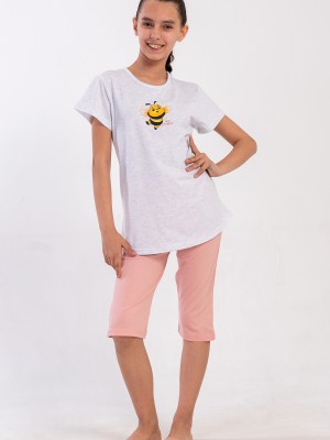 Kids' Girl Supreme Perfy Capri Set Kids' Girl Supreme Perfy Capri Set