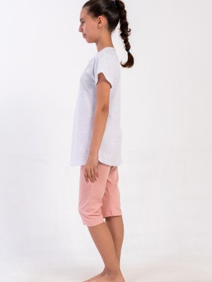 Kids' Girl Supreme Perfy Capri Set Kids' Girl Supreme Perfy Capri Set