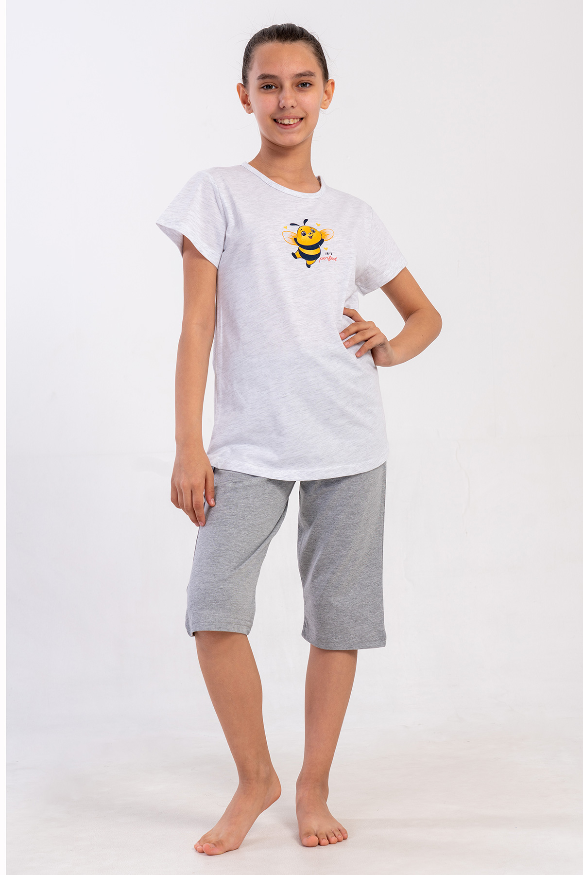 Kids' Girl Supreme Perfy Capri Set Kids' Girl Supreme Perfy Capri Set