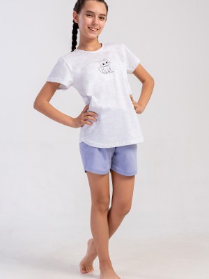 Kids' Girl Supreme Little Cat Short Set Kids' Girl Supreme Little Cat Short Set