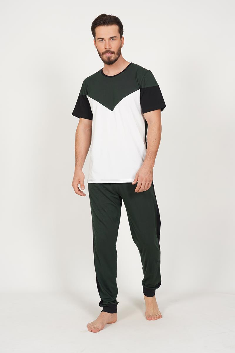 Man Geometric Pyjama Set