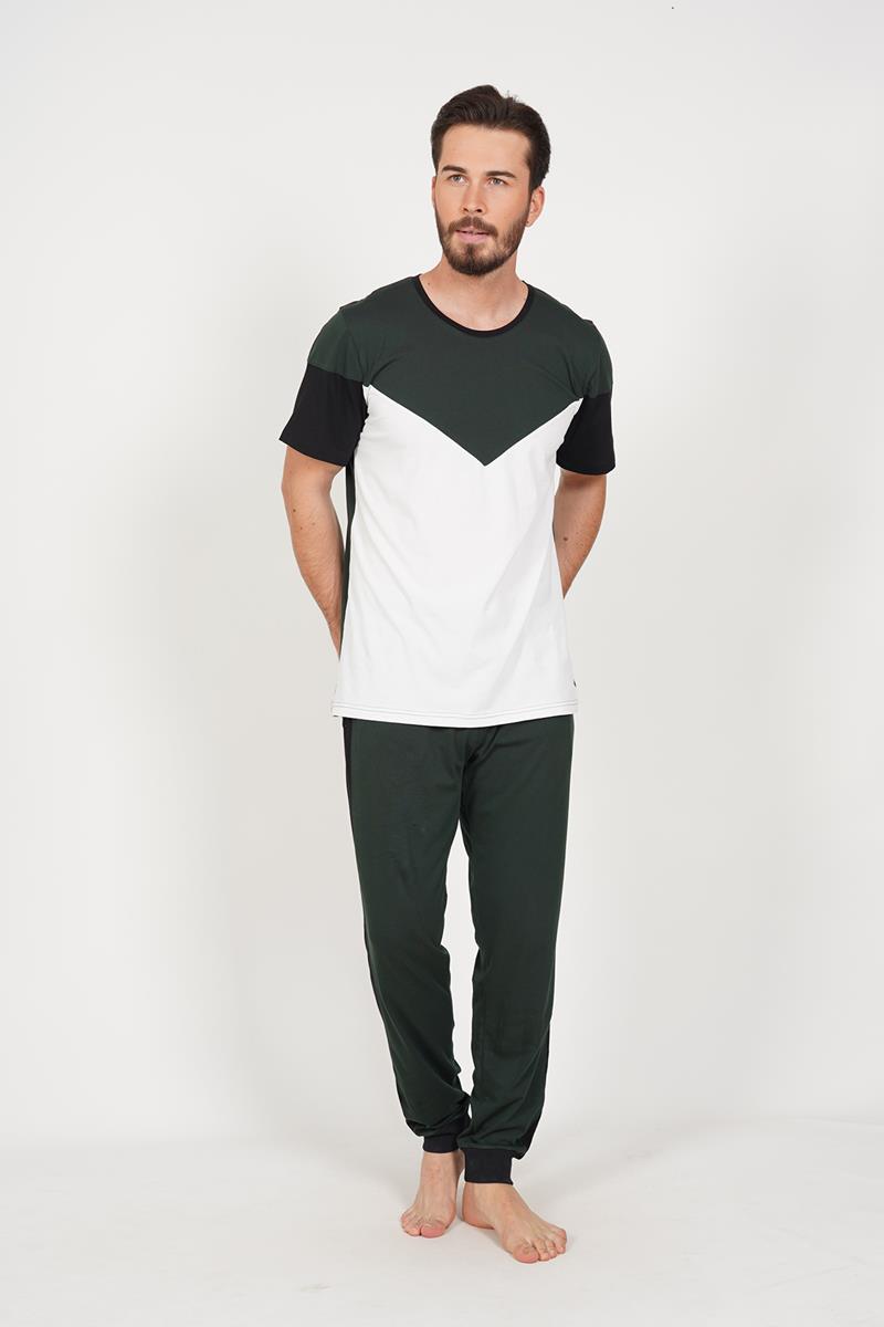 Man Geometric Pyjama Set