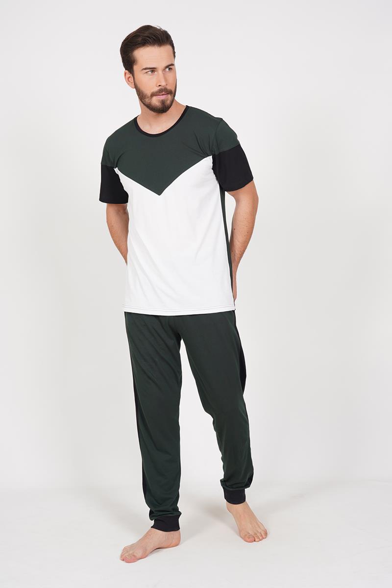 Man Geometric Pyjama Set