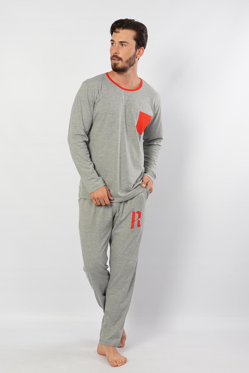 Man Scarlet Pyjama Set