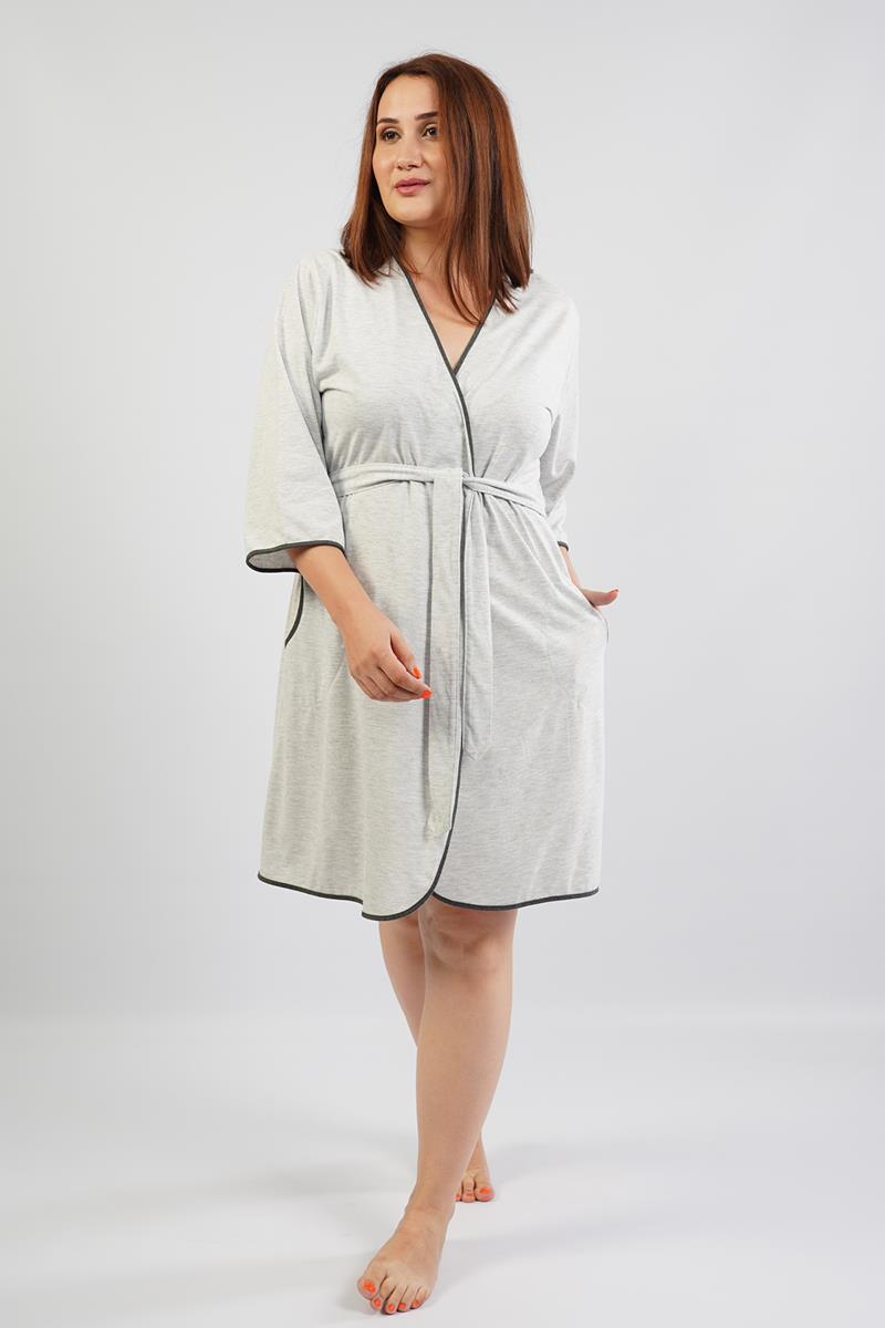 Woman Big Size Classic Dressing Gown