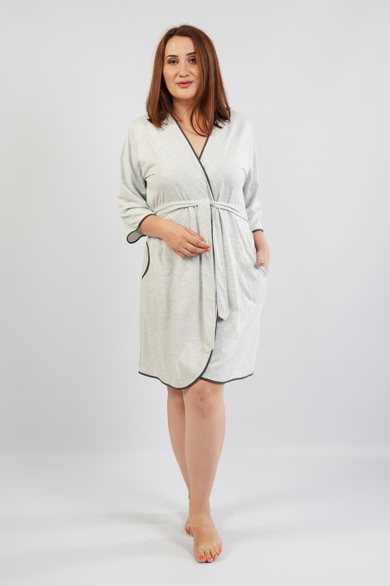 Woman Big Size Classic Dressing Gown