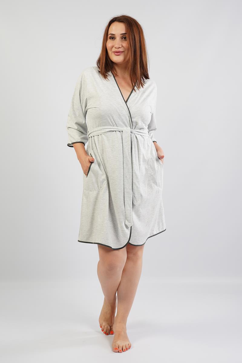 Woman Big Size Classic Dressing Gown