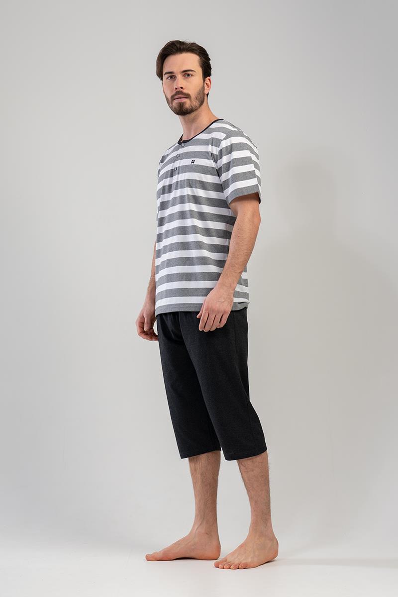 Man XXL Anthracite Capri Set