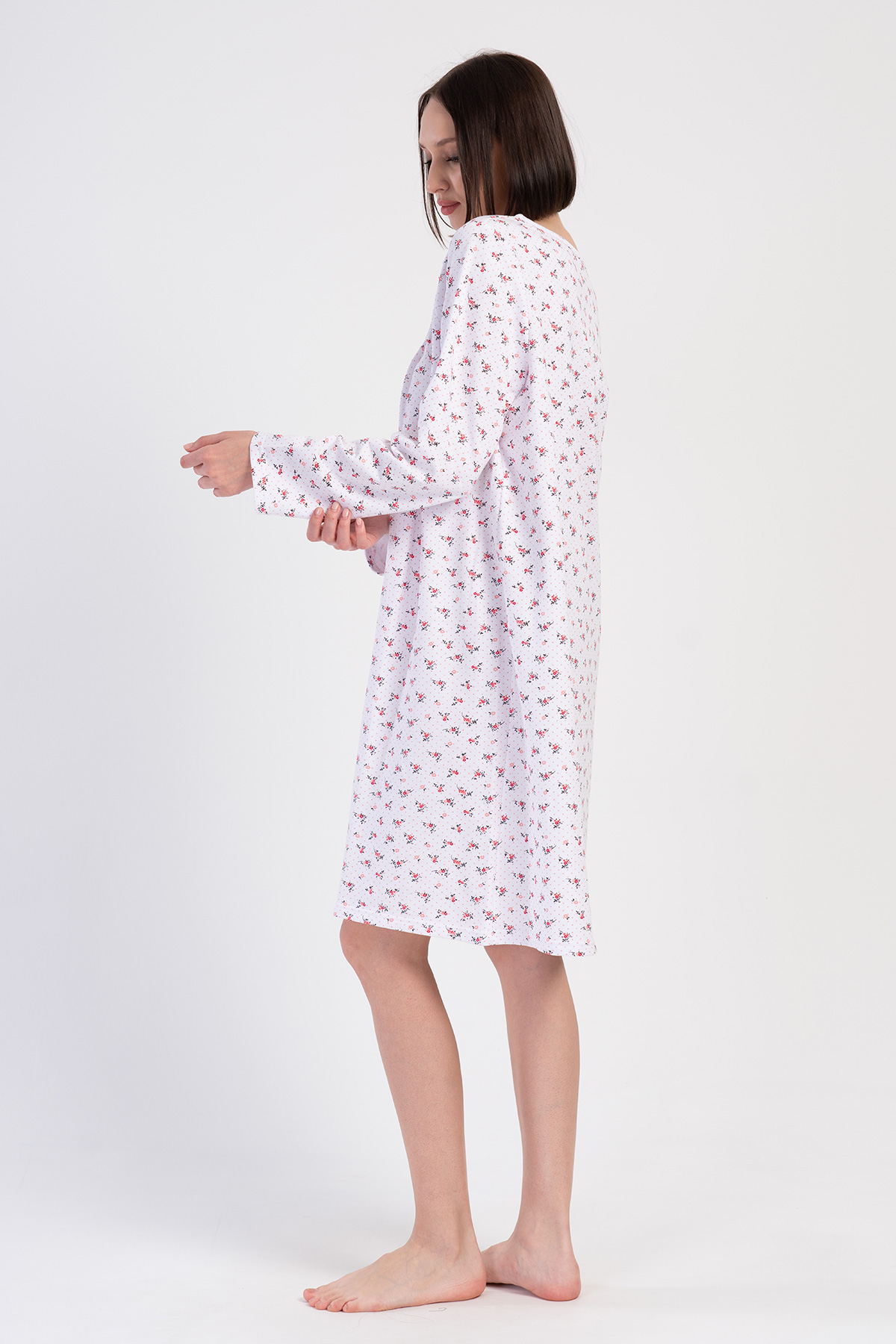 Woman Helsa Cotton Grandma Nightgown