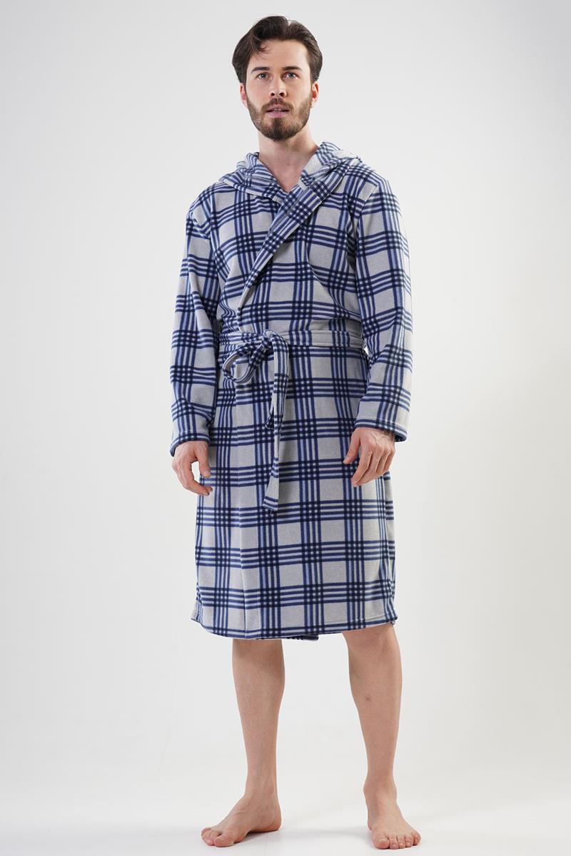 Man Plaid Dressing Gown