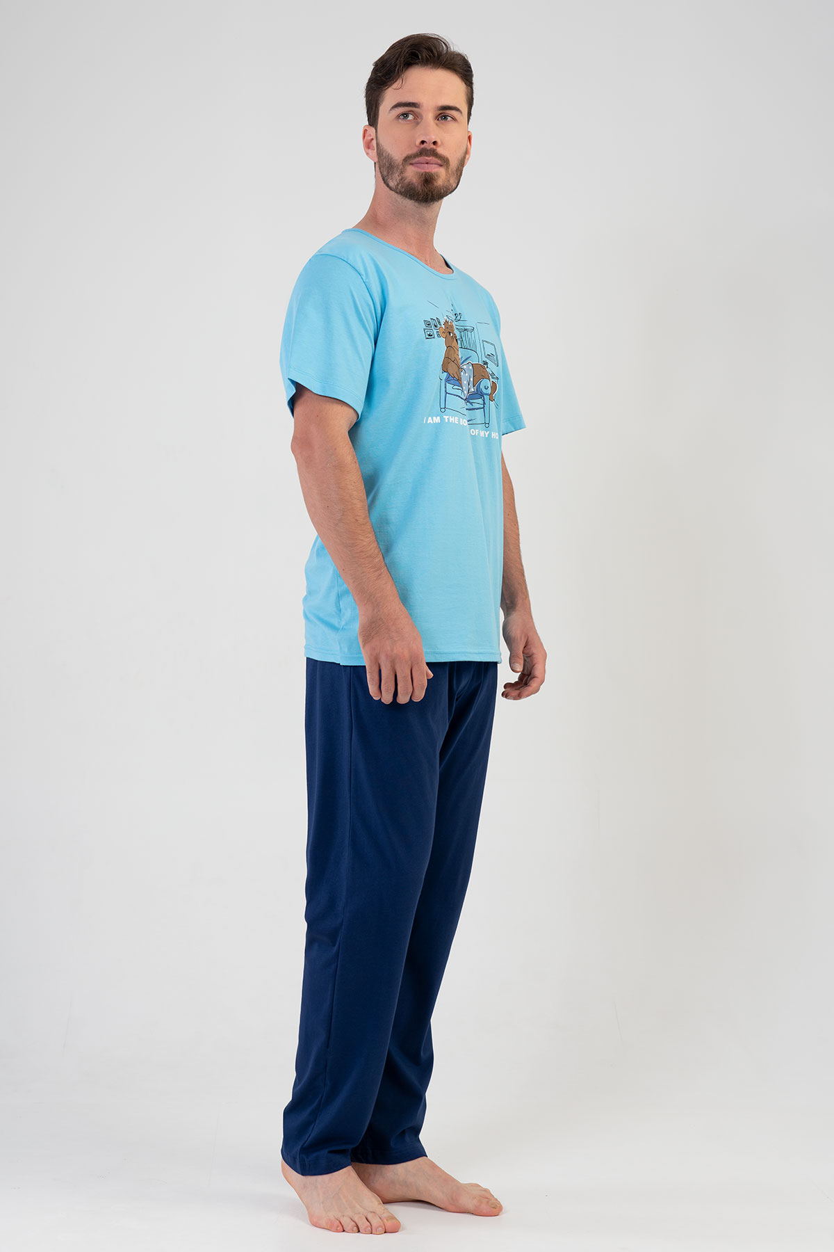 Man Big Size Atoll Pyjama Set