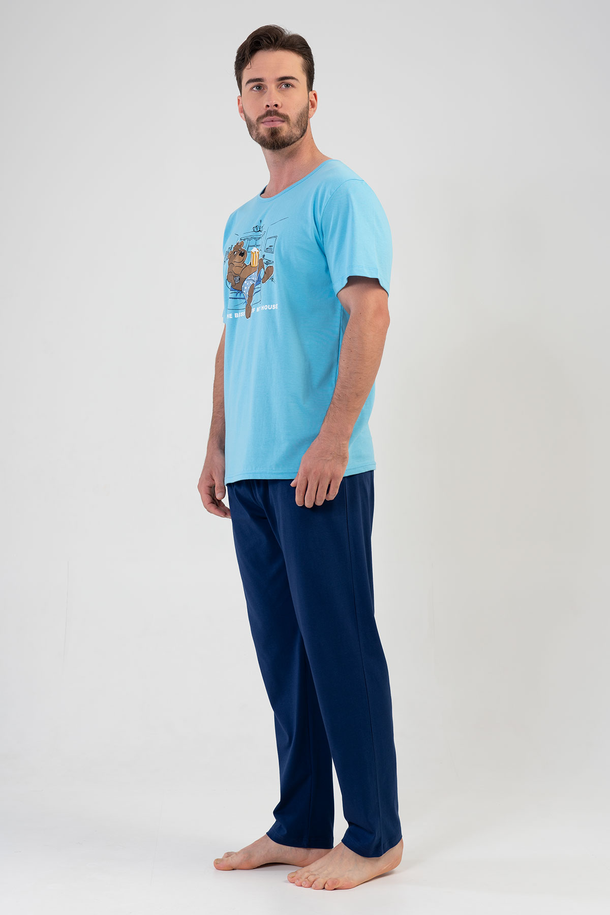 Man Big Size Atoll Pyjama Set