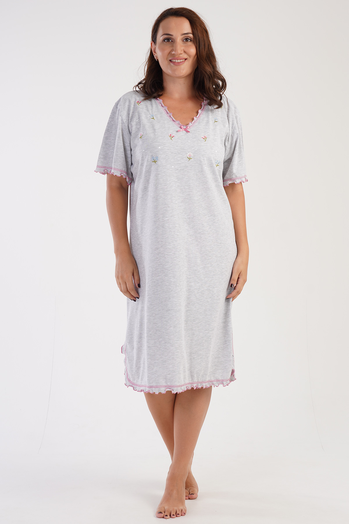 Woman Big Size Nereta Grandma Nightgown