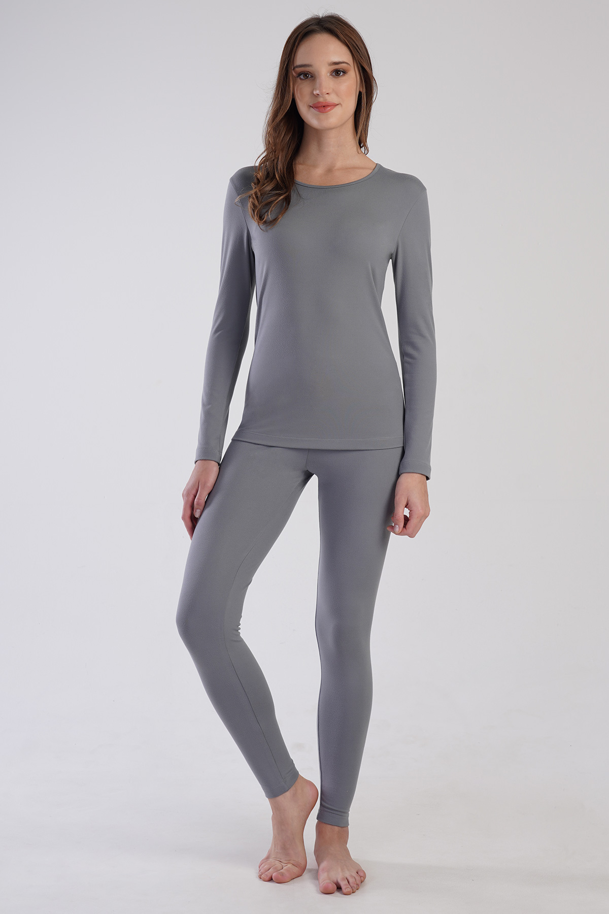 Woman Comfort Long Sleeve Thermal Underwear Set