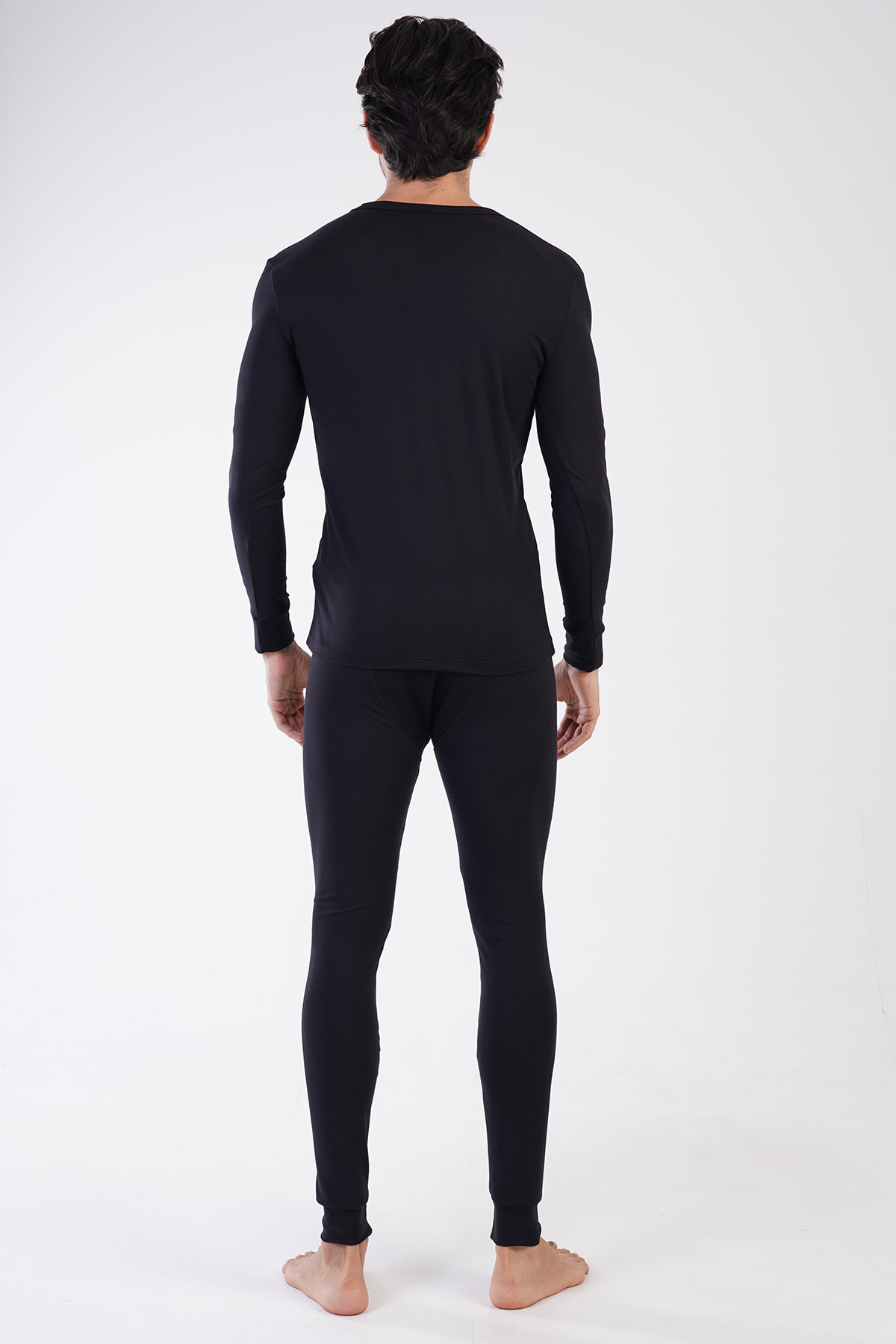 Man Comfort V Neck Thermal Underwear Set