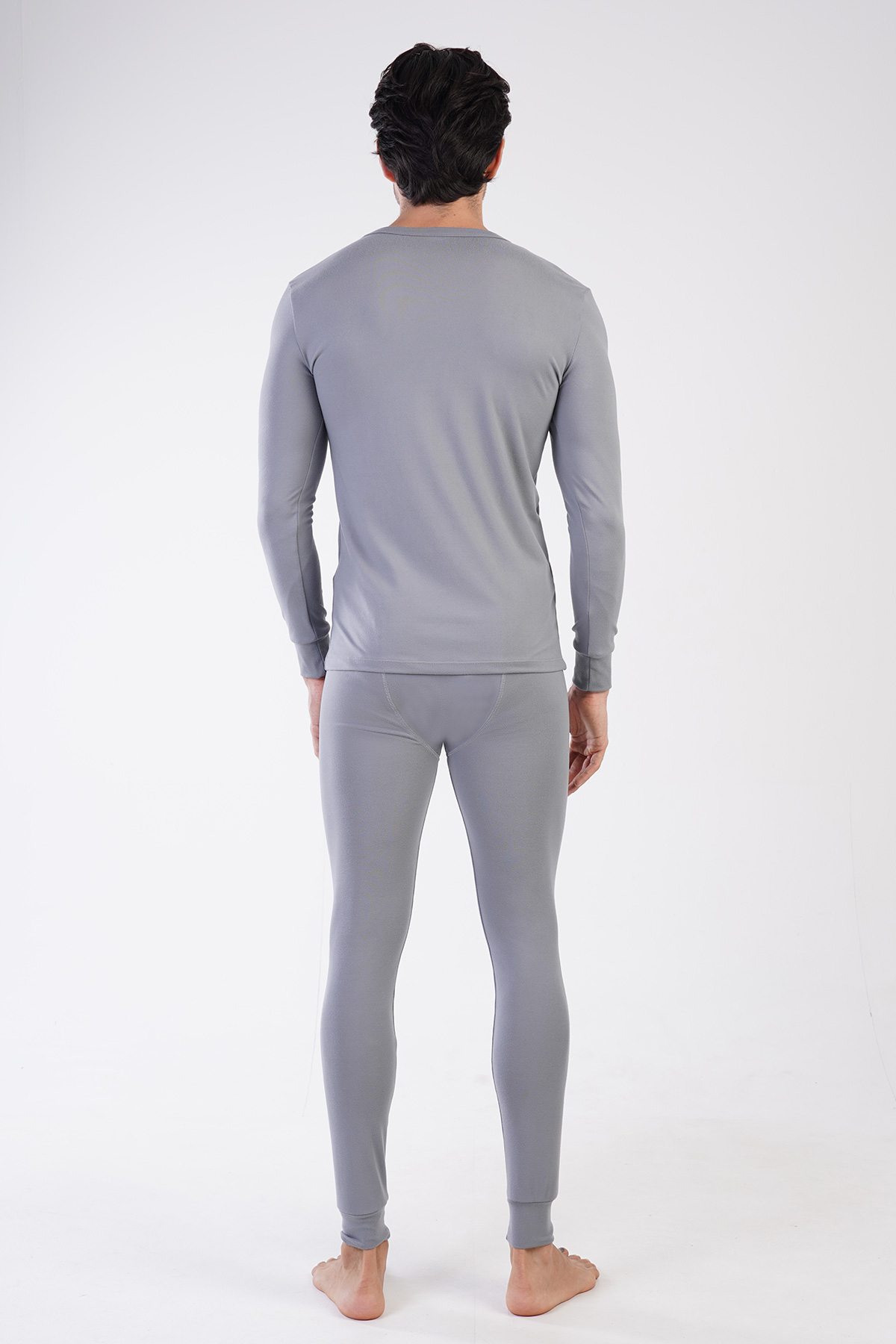 Man Comfort V Neck Thermal Underwear Set