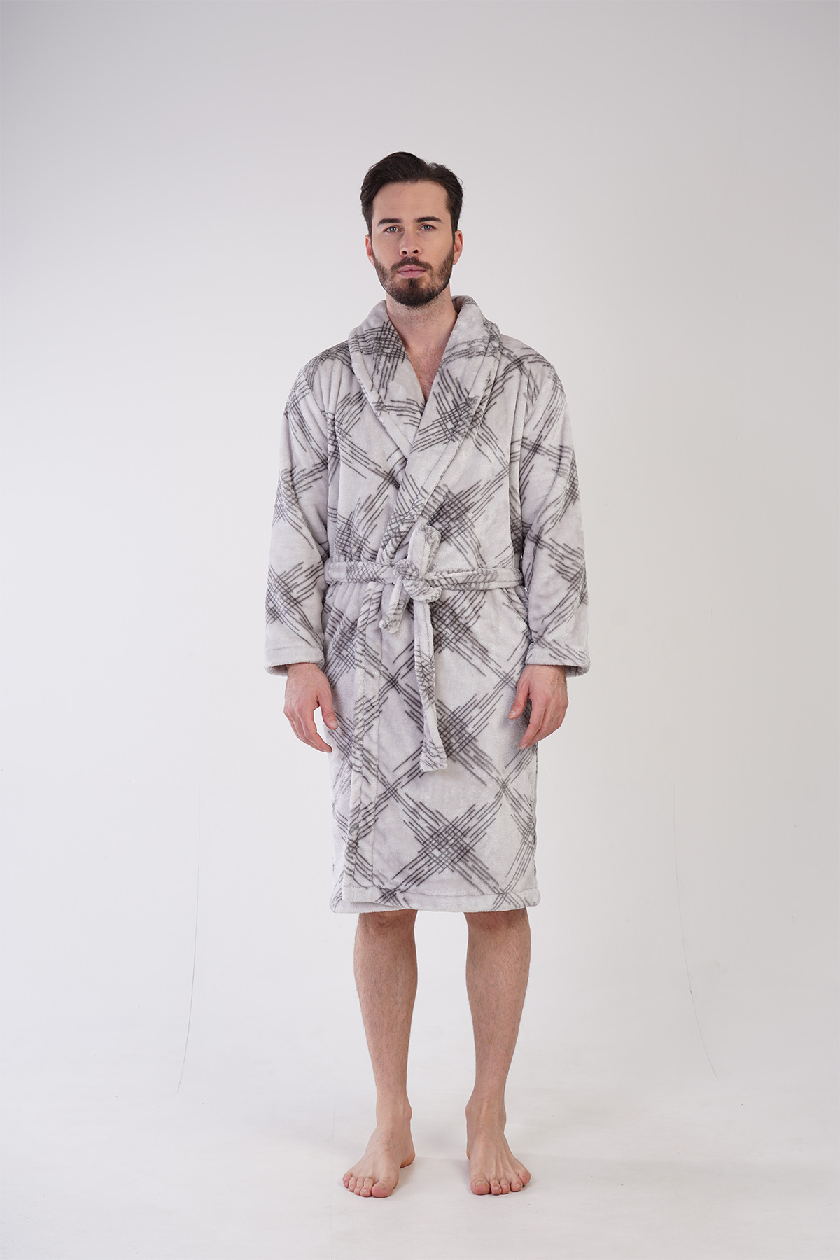 Man Soft Fleece Erica Dressing Gown