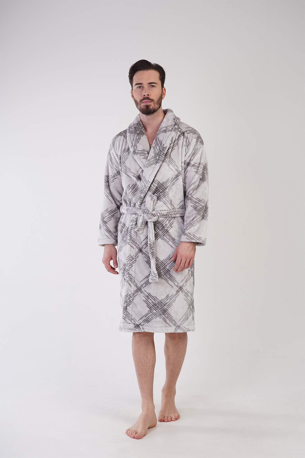 Man Soft Fleece Erica Dressing Gown