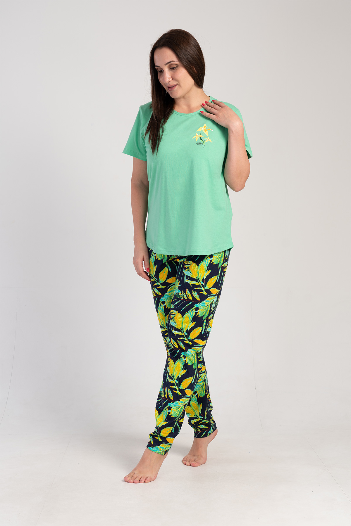 Woman Bright Big Size Supreme Pyjama Set