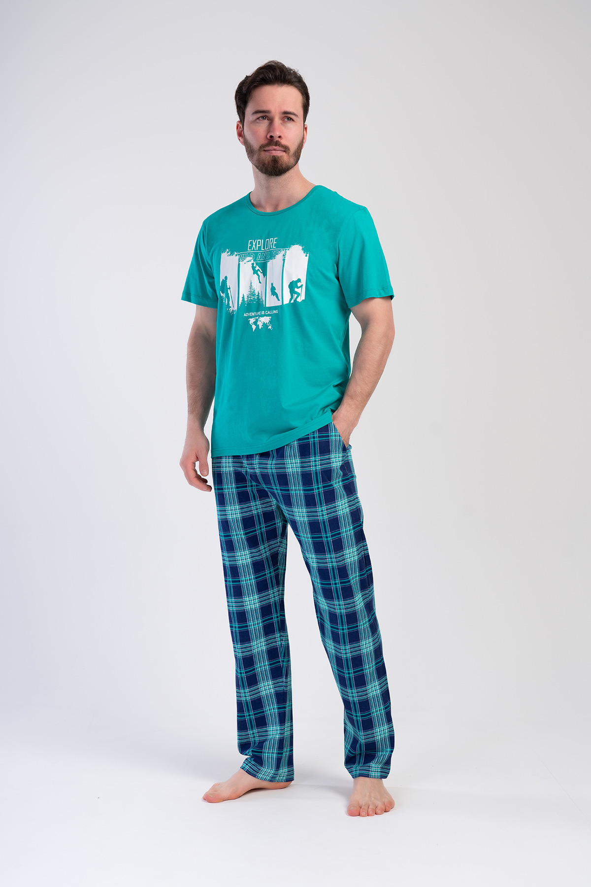 Man Verta Supreme Pocket Detail Pyjama Set