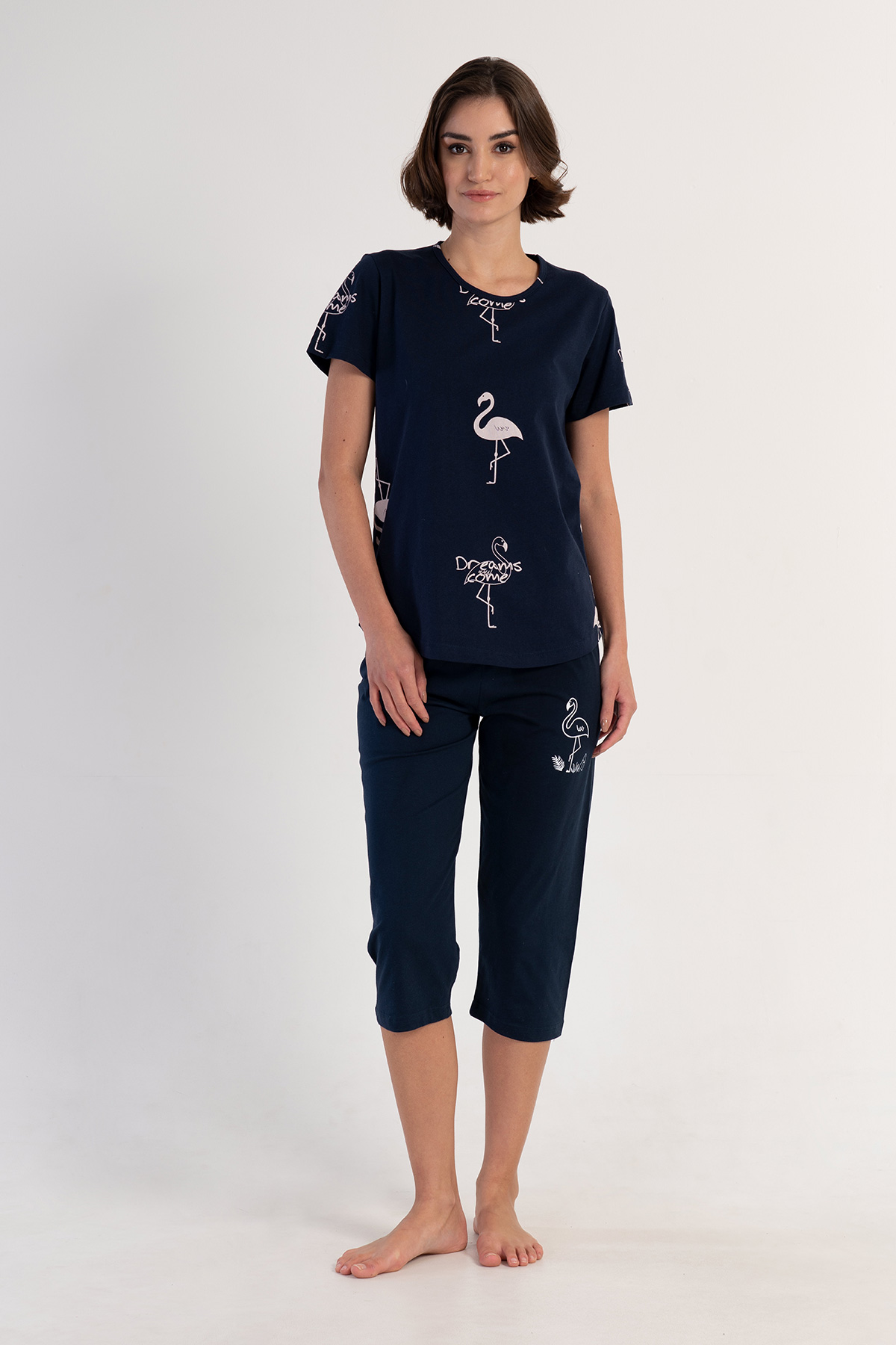 Woman Flamingo Supreme Capri Set