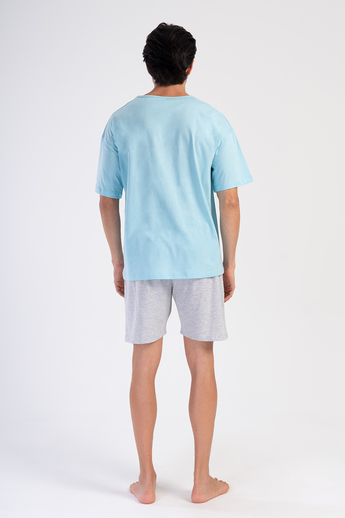 Man Explore Supreme Low Shoulder Short Set