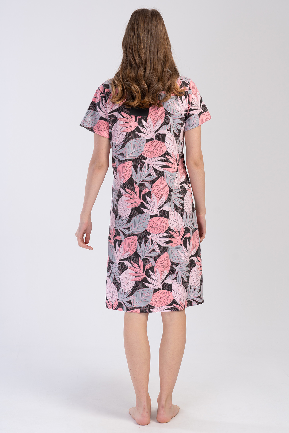 Woman Cottonpink Home Dress