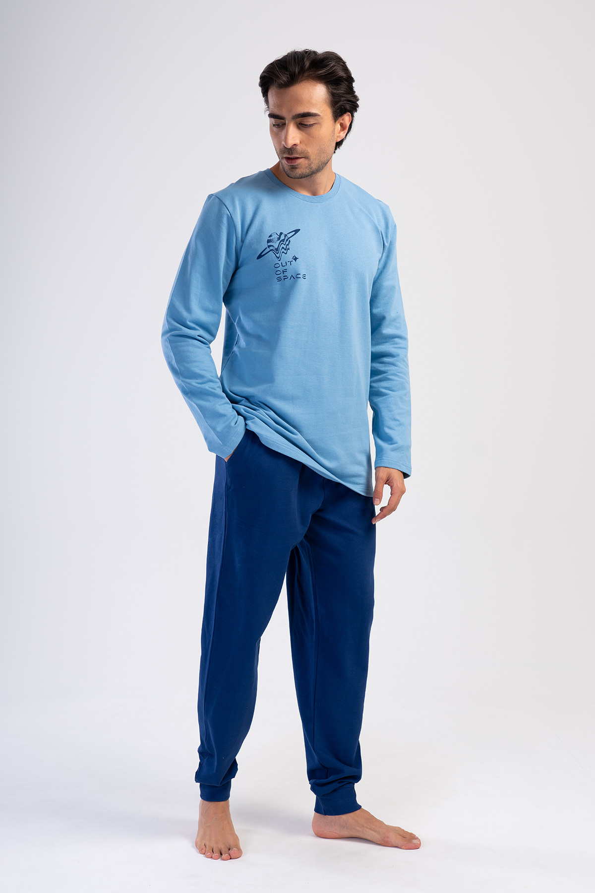 Man Pesla Two Yarn Pyjama Set