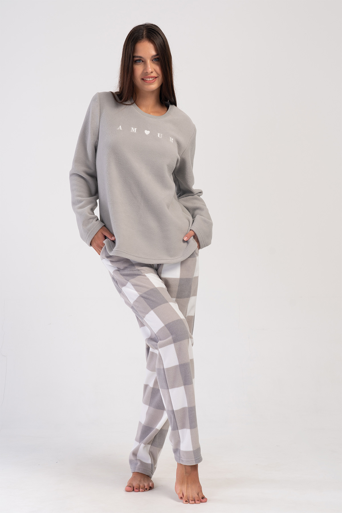 Woman Amour Fleece Pyjama Set