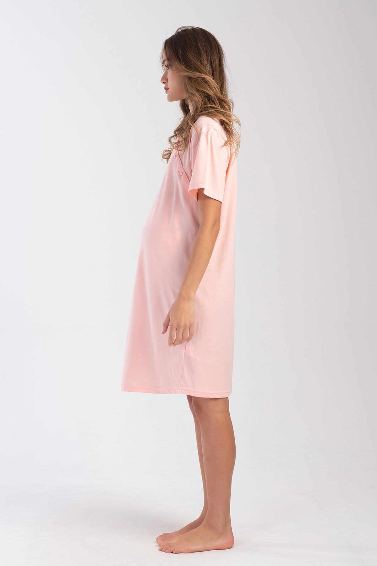 Woman Pregnant Impatiens Tunic