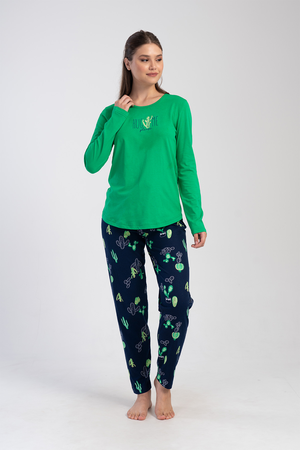 Woman Supreme Bright Green Pyjama Set