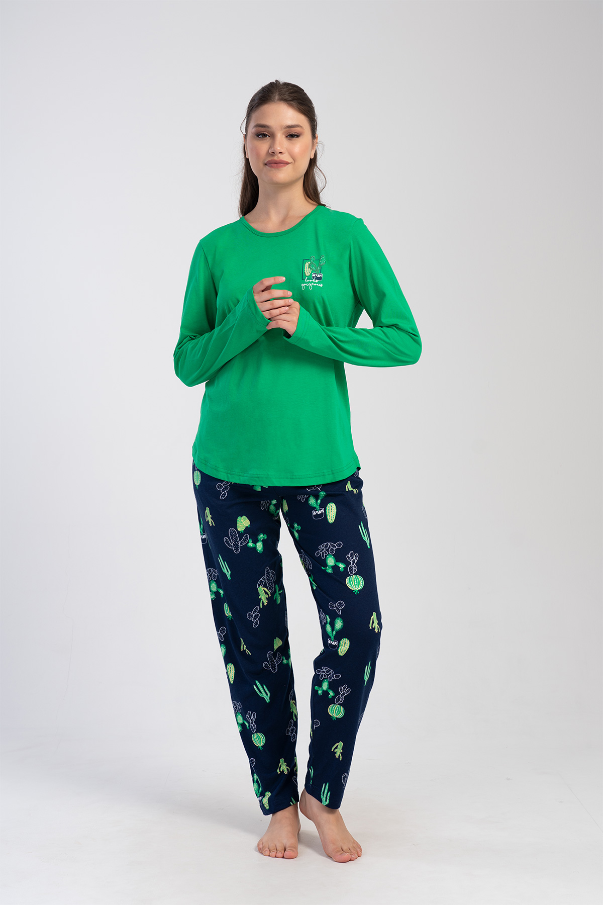 Woman Cactus Supreme Big Size Pyjama Set