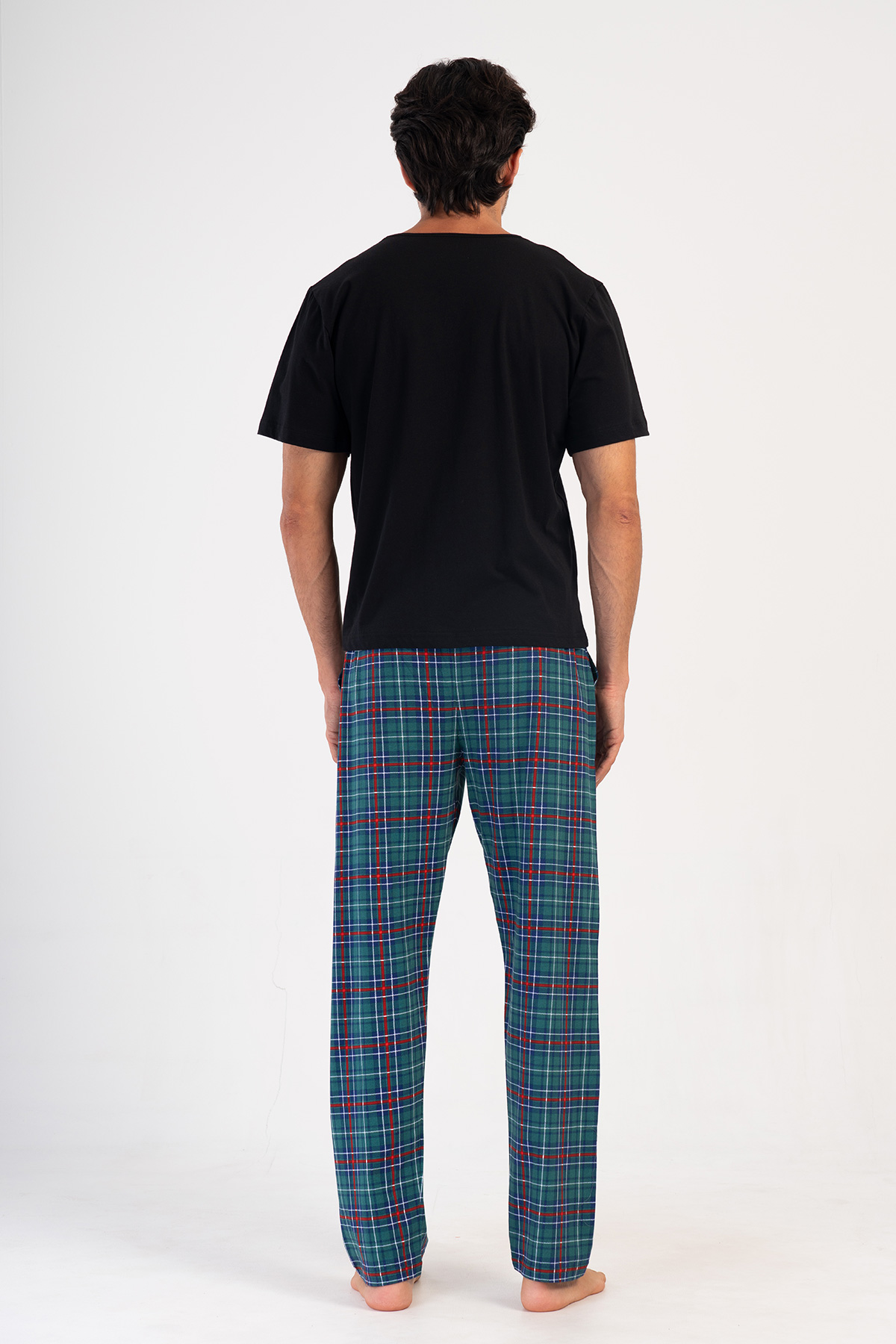 Man Supreme Emerald O Neck Pyjama Set